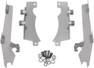 Memphis Shades Trigger-Lock Mounting Kit (Polished/Batwing Fairing) Compatible with 07-09 Yamaha XVS13