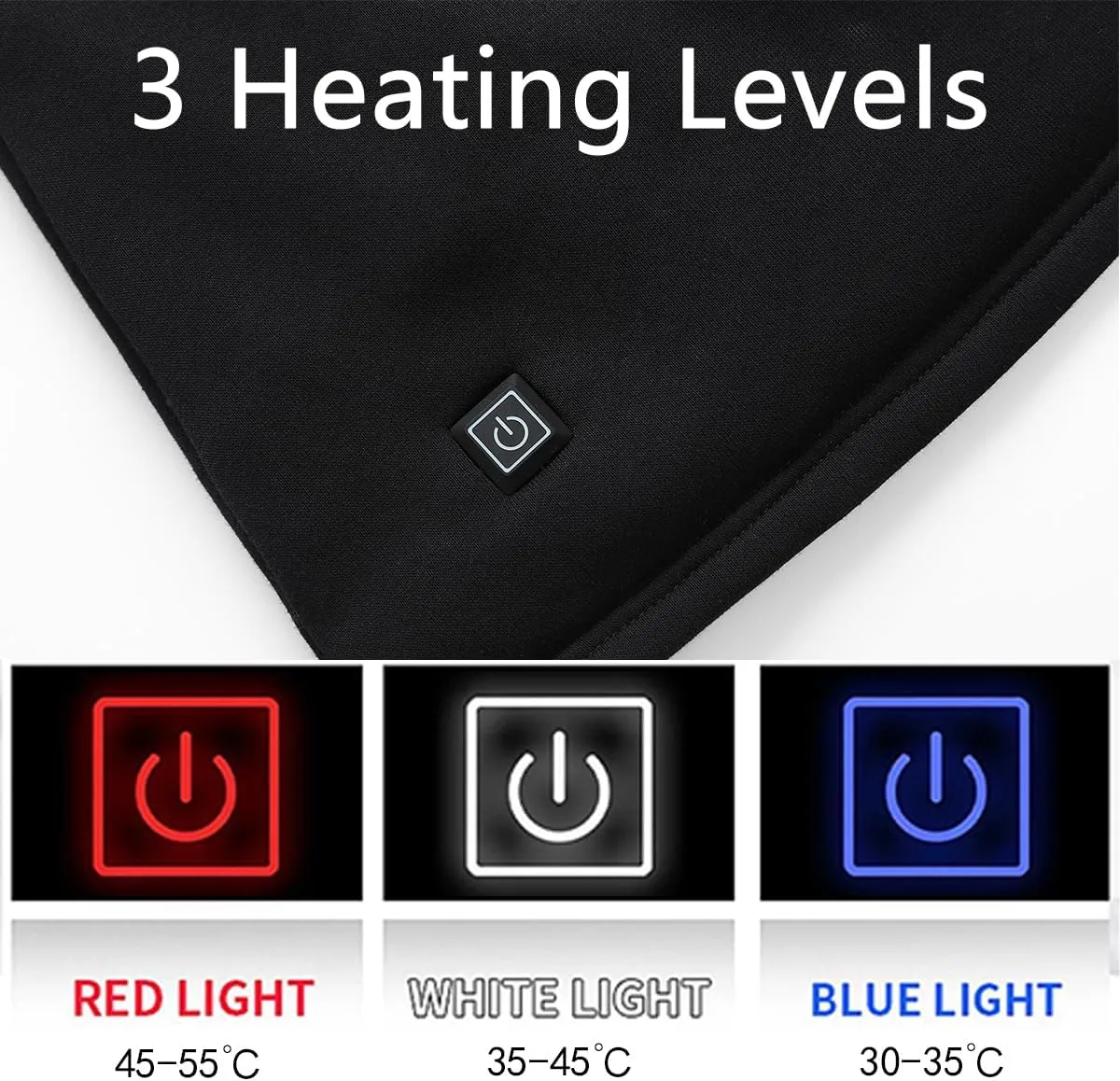 Men Electric Heated Underwear Tops 16 Zone USB Heating Thermal Shirt for Outdoor Cold Weather