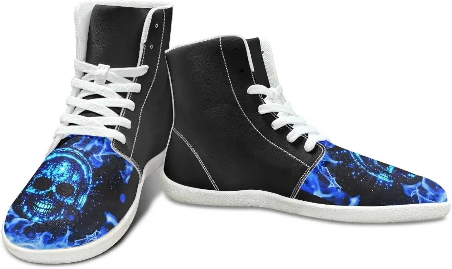 Men's Barefoot Wide Walking Shoes Zero Drop High Top Casual Shoes Lightweight Non Slip Sports Shoes for Adult Boys US 5-14
