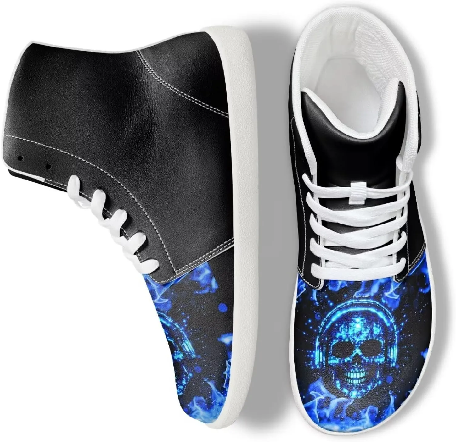 Men's Barefoot Wide Walking Shoes Zero Drop High Top Casual Shoes Lightweight Non Slip Sports Shoes for Adult Boys US 5-14