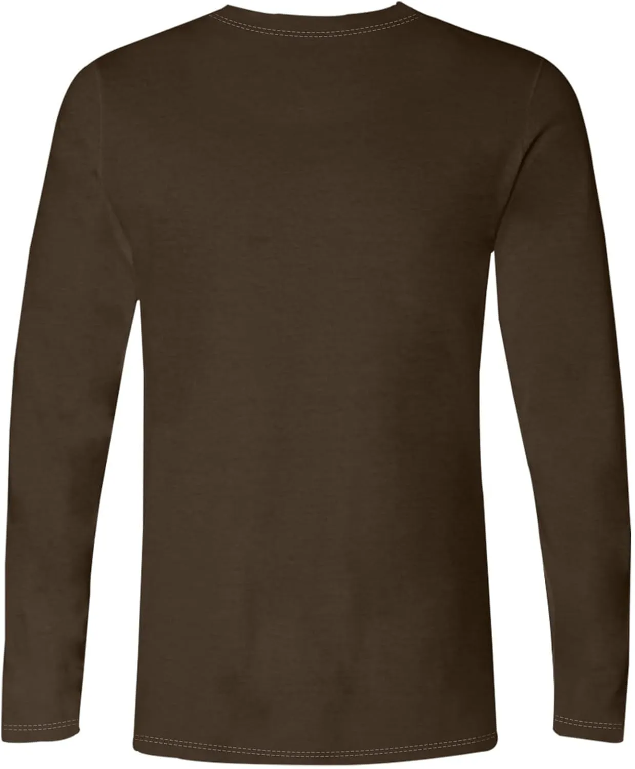 Men's Fall Sports Shirts Round Neck Loose Fit Tops Lightweight Long Sleeve Running Tee Casual Solid Comfy Gym Clothes
