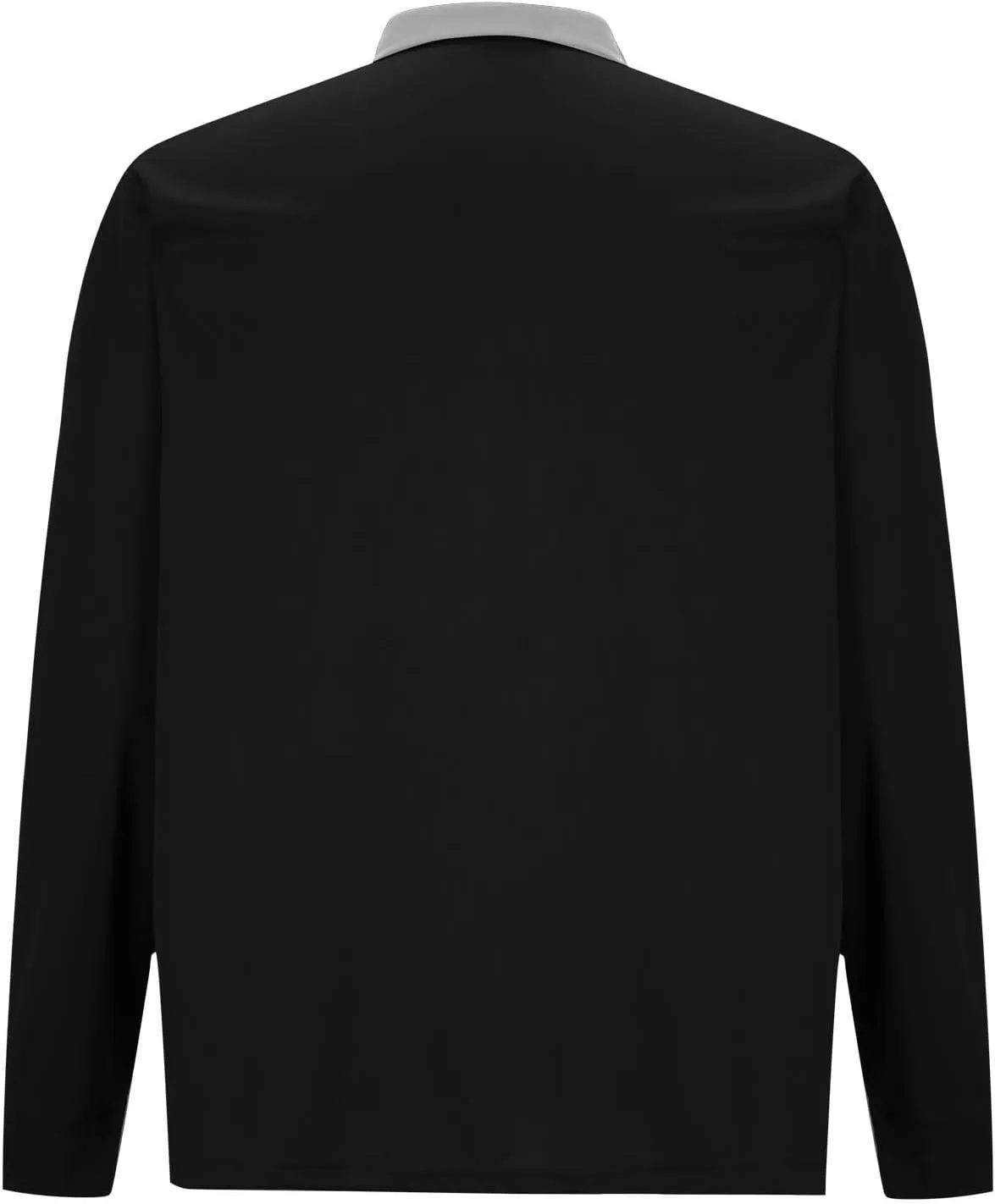 Mens Golf Polo Shirts Fall Color Block Zipper T-shirt Fashion Dressy Business Tops Quick Dry Comfy Tees with Pocket