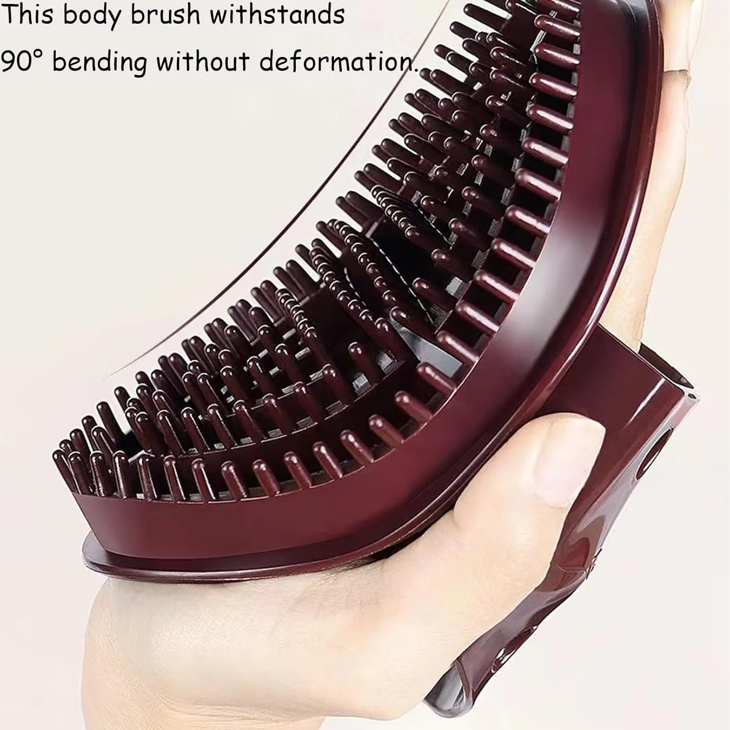 Meridian Massage Brush, Portable Handheld Full Body Relaxation Shower Bath Tools Comb Professional Meridian Massage Brush