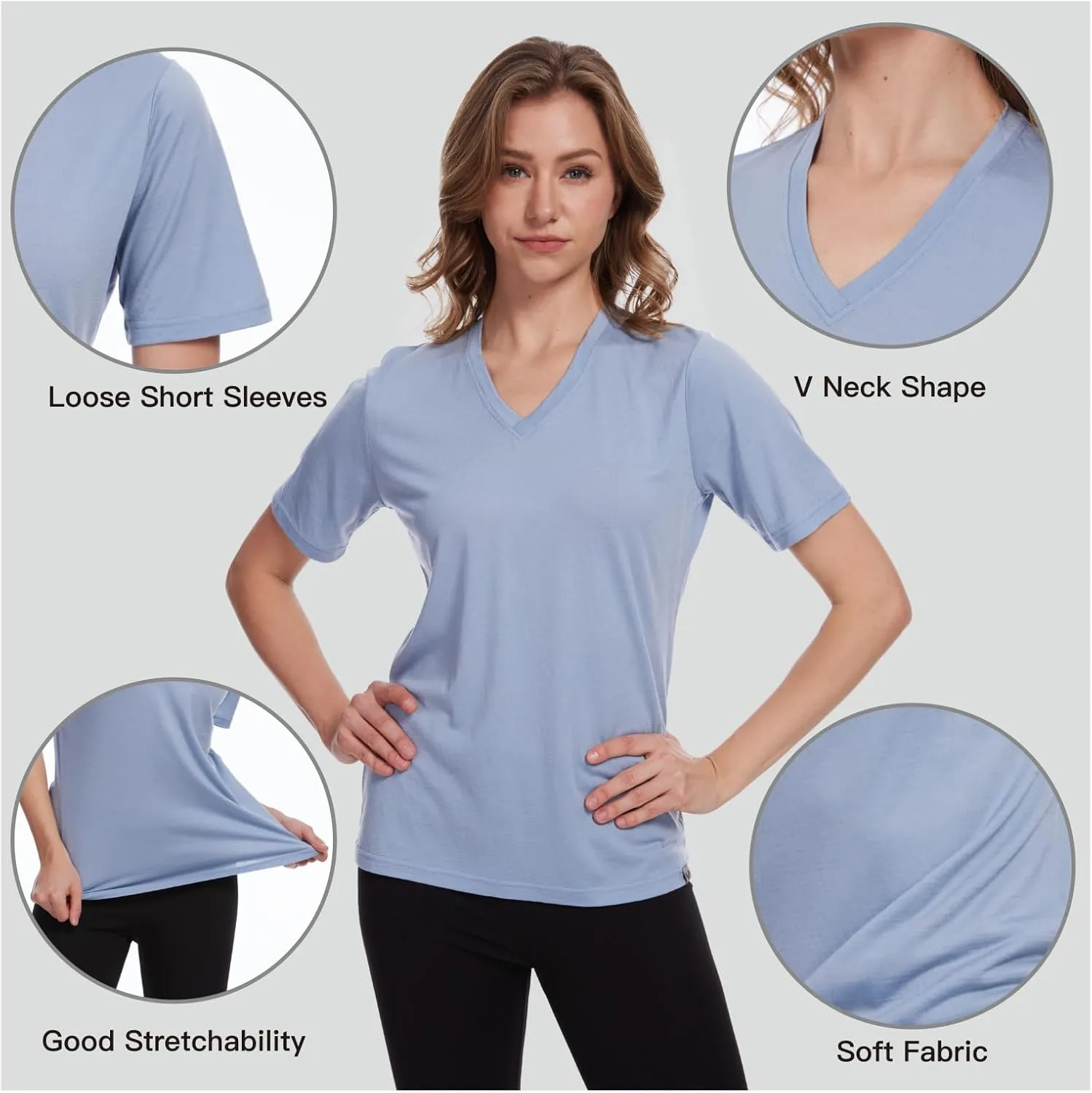 MERINNOVATION Women's Merino Wool T-Shirt Short Sleeve Athletic Tee Wicking Base Layer