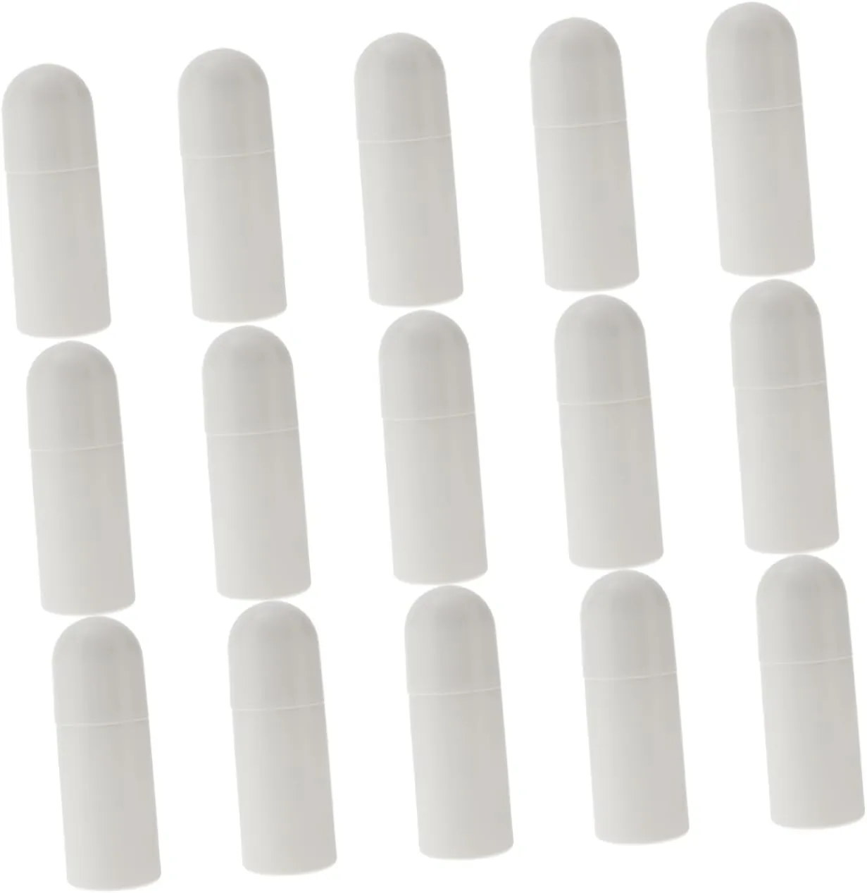 MERRYHAPY Rollerball Bottle Set 15pcs Empty Perfume Bottles for Essential Oils 50ml Containers Rose Quartz Leakproof