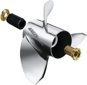 Michigan Wheel 953522 Ballistic XL A-Series 3-Blade Stainless Steel Propeller - RH, 14-3/4" Diameter x 22" Pitch