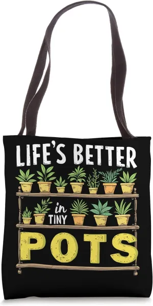 Micro-Gardening Small Space Gardening Compact Sustainable Tote Bag