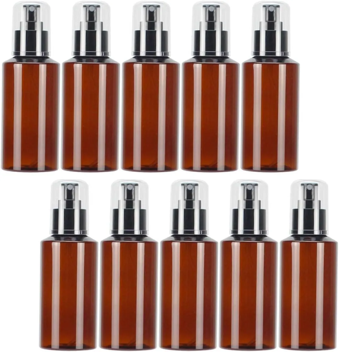 Mikinona Portable Travel Spray Bottles 10pcs Empty Refillable Spray Bottles for Shampoo Mouthwash