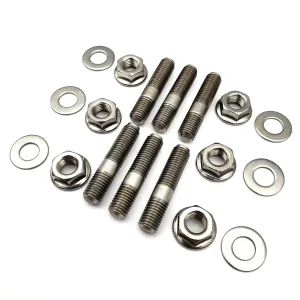 MINI & MOKE MANIFOLD STAINLESS STEEL STUD AND NUT KIT [C-STR282]