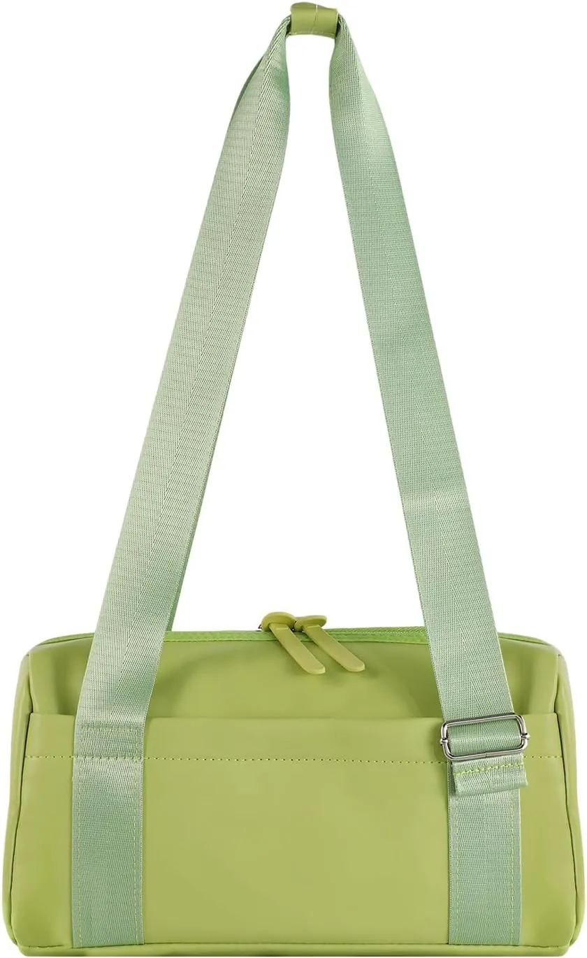 Mini Gym Bag for Women Girls Small Gym Tote Bag with Wet Compartment Waterproof Travel Duffle Bag Cute Workout Sport Bag (Green)