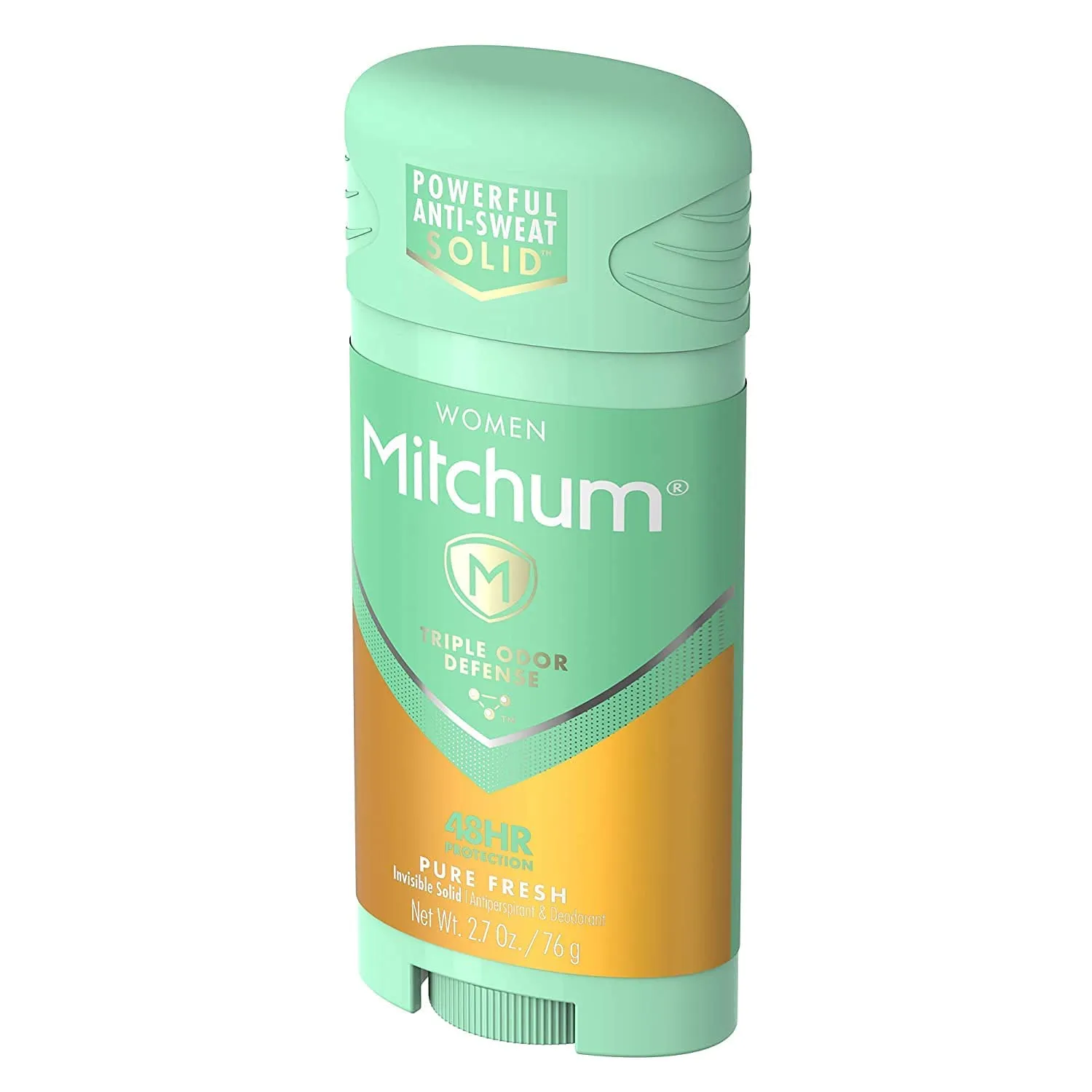 Mitchum For Women Advanced Control Anti-Perspirant Deodorant Invisible Solid Pure Fresh 2.70 oz (Pack of 6)