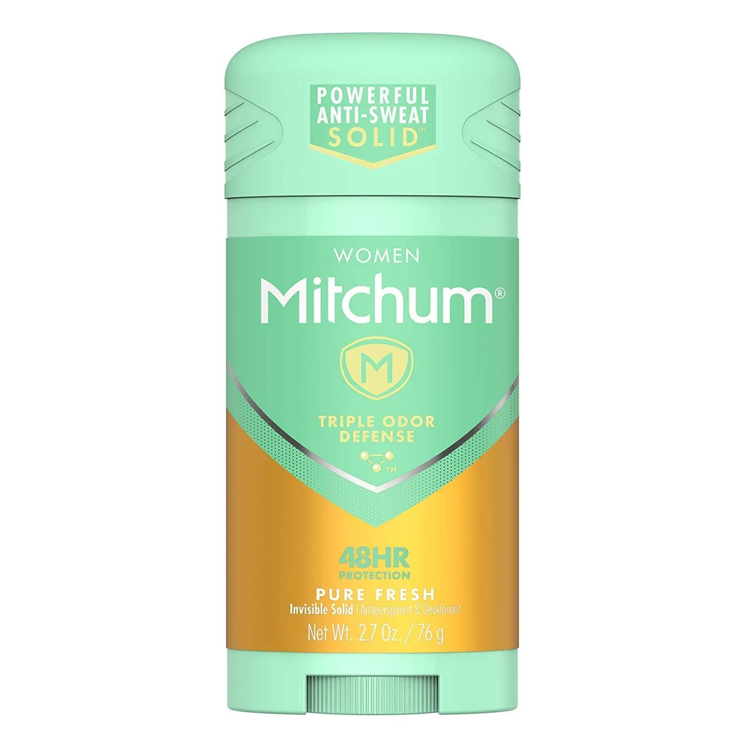 Mitchum For Women Advanced Control Anti-Perspirant Deodorant Invisible Solid Pure Fresh 2.70 oz (Pack of 6)
