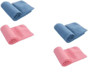 Mobestech 2sets Long Bathing Towels for Body Exfoliation Lightweight Scrubbing Towels for Back and Neck for Home and Travel Skin Cleansing and Pore Removal 2pcs*2