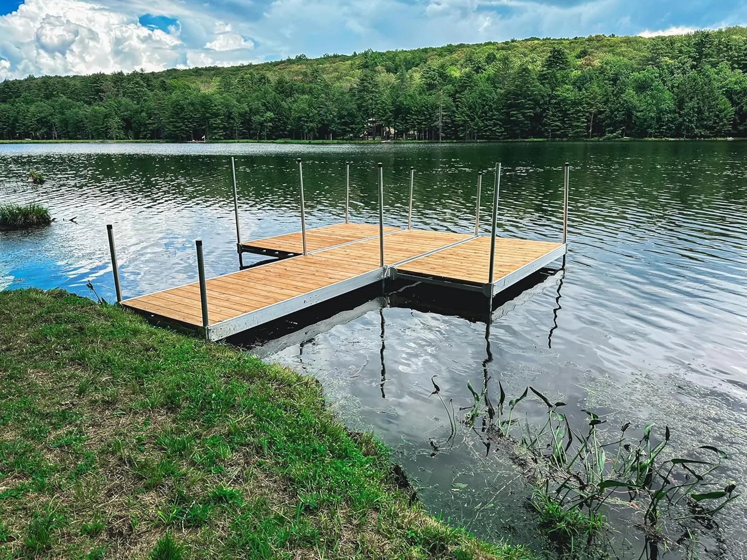 MotoAlliance® 8x4 Aluminum Dock Frames and Decking Kits. Heavy Duty & Maintenance Free. Great for Lakes, Rivers & Shorelines.