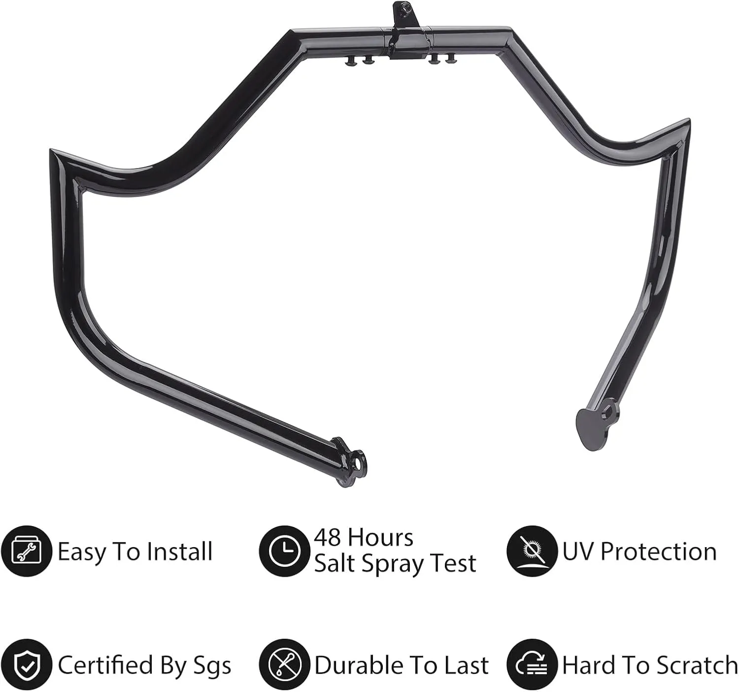 Motocycle Crash Bar Highway Bar Engine Guard for 2009-2023 Harley Touring Street Glide Road Glide Road King Electra Glide CVO & Trike Models