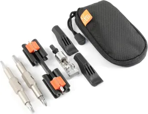 Mountain Bike Tool Kit – Includes Set of Replaceable Fix It Sticks and Bracket, Two Tire Levers, 8 Bits and Chain Breaker in a Small Black Carry Case with Room for Other Essentials by Fix It Sticks