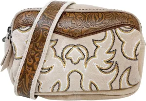 Myra Bag Western Leather Shoulder Bag for Women - Cowgirl Boho Country Crossbody Purse