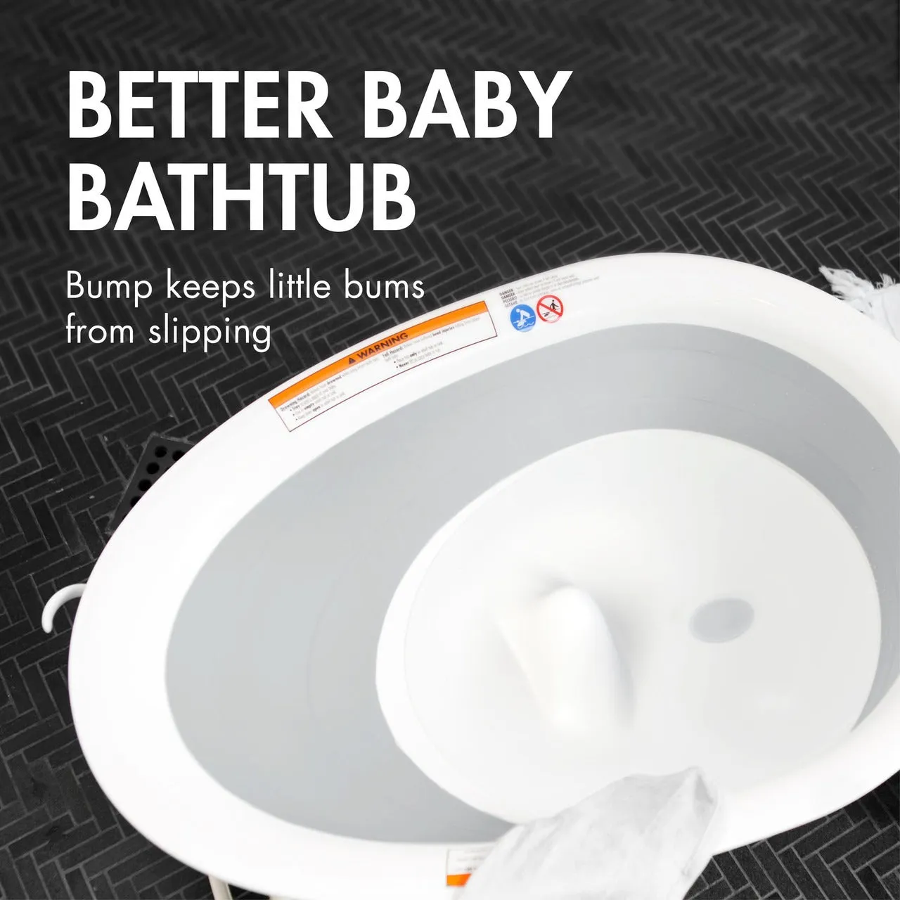NAKED 2-Position Collapsible Bathtub