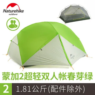 Naturehike New Mongar 2 Person Camping Tent Outdoor Ultralight 2 Man Camping Tents With Vestibule