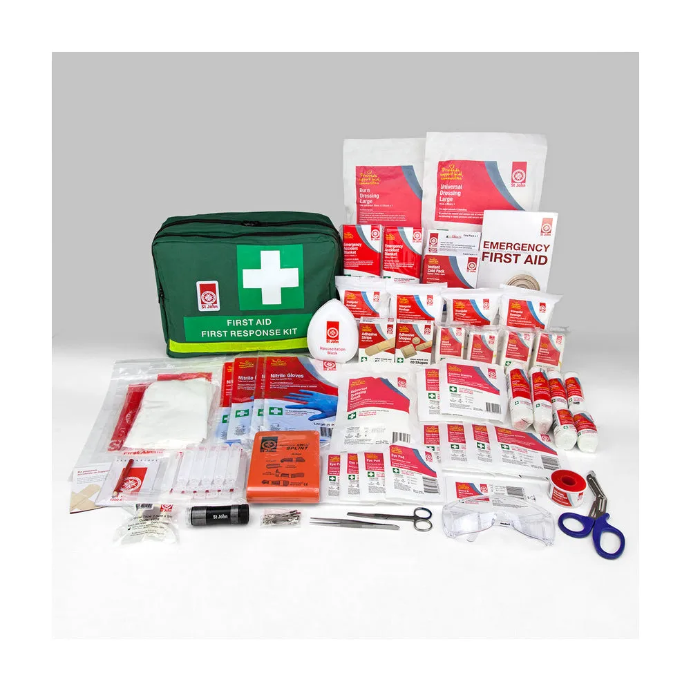 New ST JOHN AMBULANCE First Response First Aid Kit, Lightweight #625301