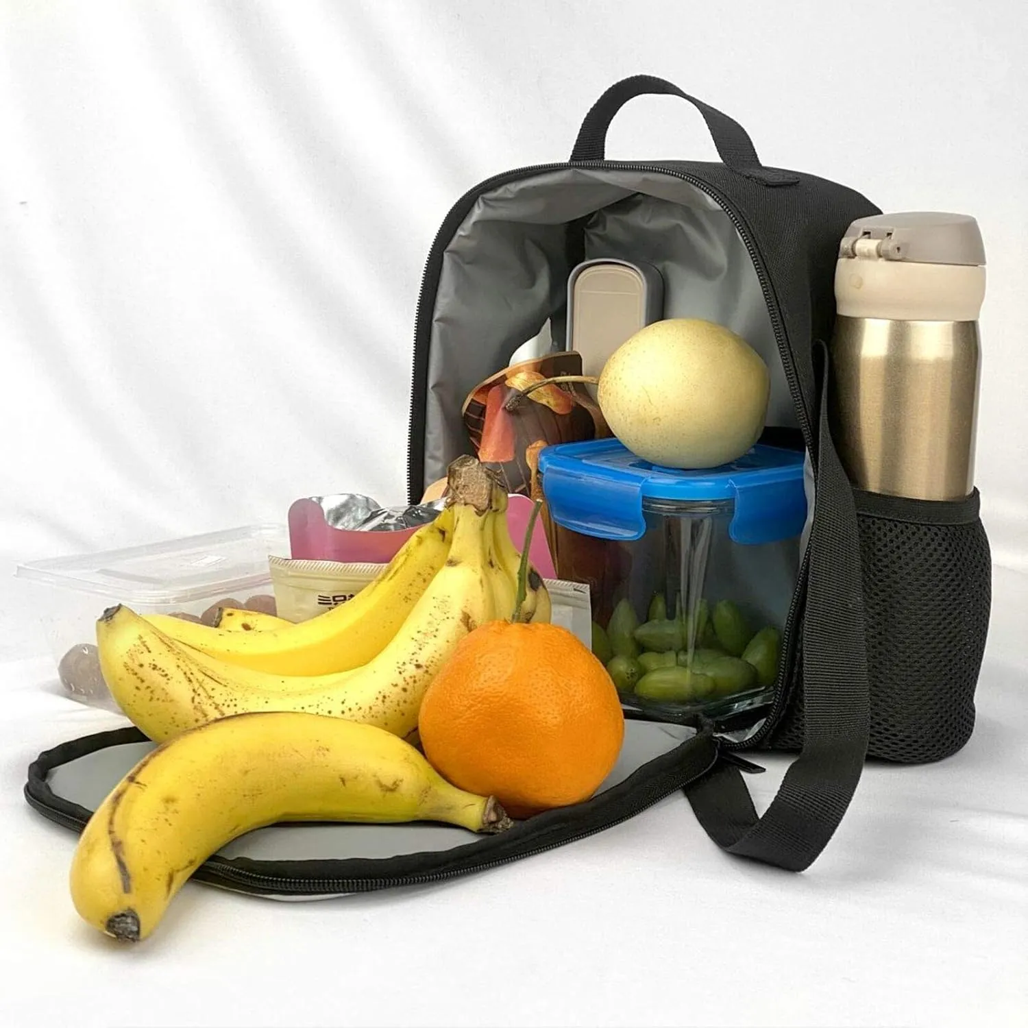 New York M Lunch Bag Lunch Box Cooler Custom Any Name and Any Number Personalized Gifts for Fans Men Women