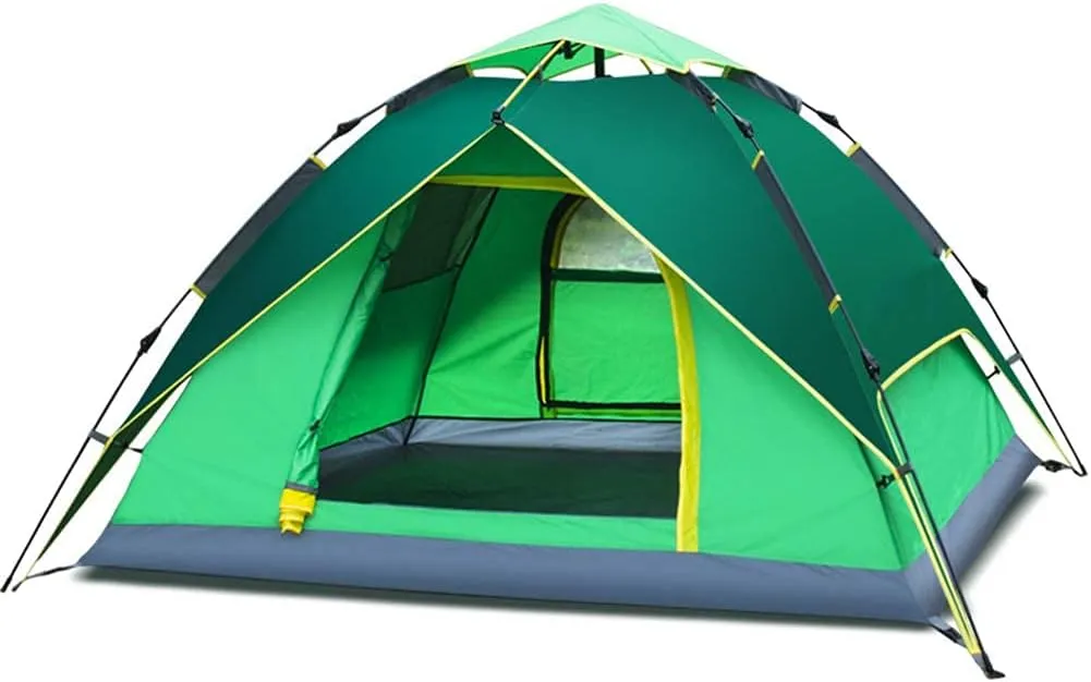 NIEH Tent Outdoor Camping Portable Waterproof Breathable Multifunction Folding Automatic Family Tents 3-4 Person