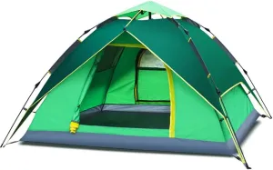 NIEH Tent Outdoor Camping Portable Waterproof Breathable Multifunction Folding Automatic Family Tents 3-4 Person