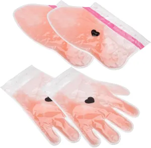 NOLITOY Hand Wax Set Gloves 2 Pairs Foot Care Mask Paraffin Therapy Mitts Moisturizer Gentle Exfoliation