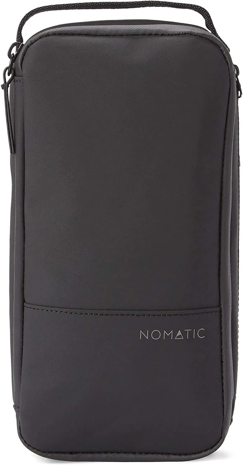 NOMATIC Toiletry Bag for Travel - Great for Travel Size Toiletries - Travel Essentials Wash Bag - Travel Makeup Bag, (Black), Small V2