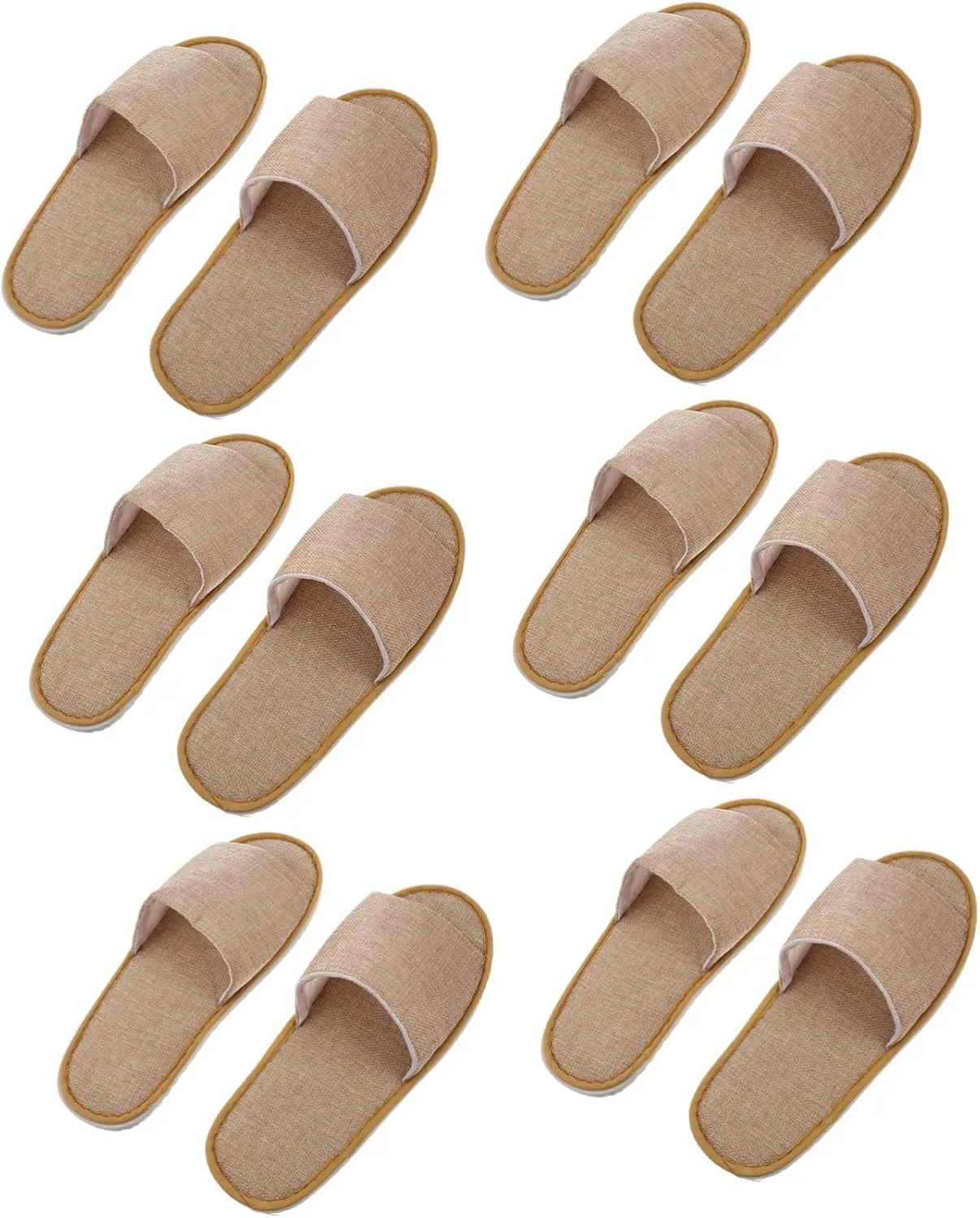 Non Slip Disposable Spa Slippers for Guests Breathable Open Toe Hotel Slippers Lightweight Travel Footwear for Bath Spa and Home Use