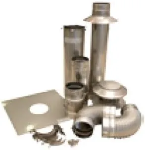 Noritz VK4-V1 Vertical Termination Kit (contains (1) DT4, (2) VP4-90ELBOW, (1) FS4, (1) SC4, (1) RJ4, (1) SCP4, (1) RC4, (1) VP4-13.4ADJ)
