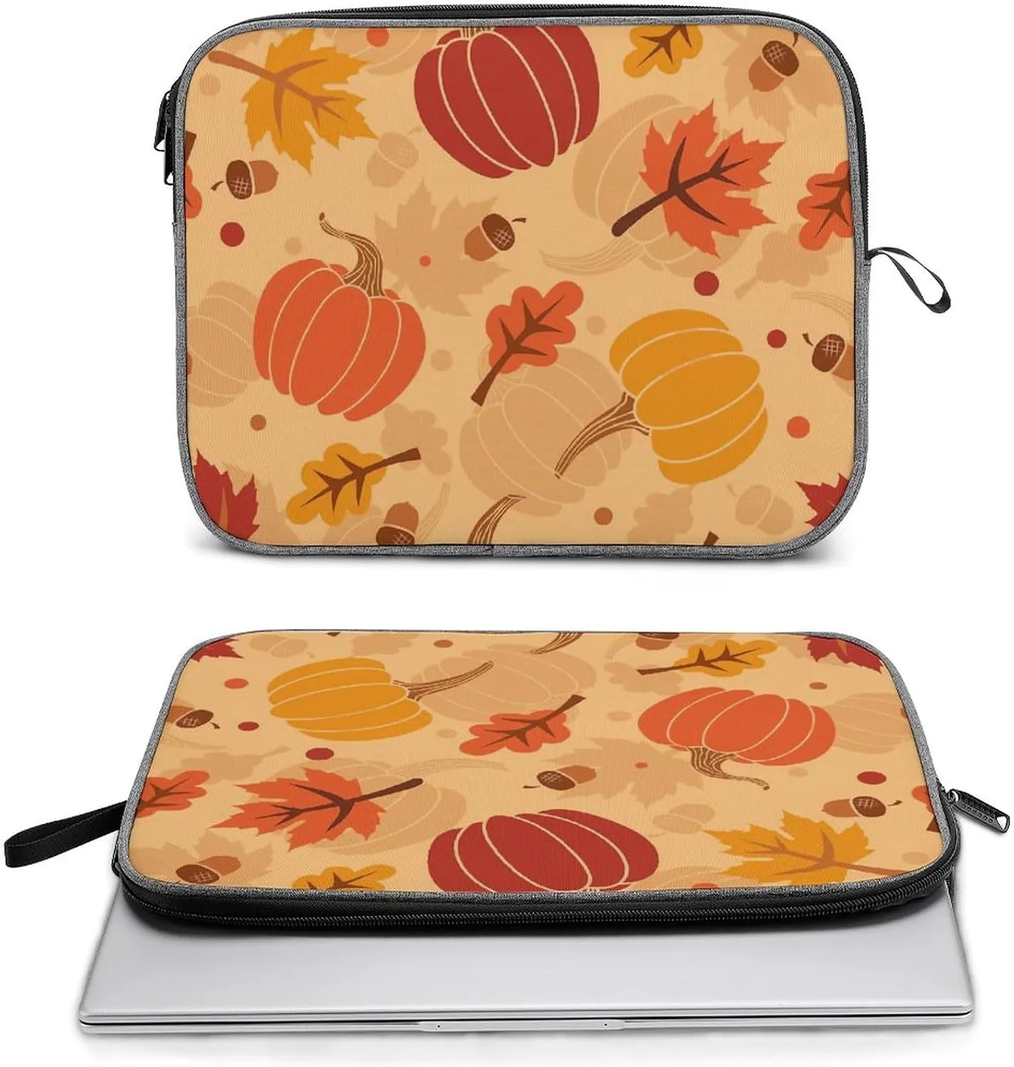 Numbers Bible Verse Classic Round Snowflake Fabric Laptop Cover Is Smooth Durable And Has A Large Capacity