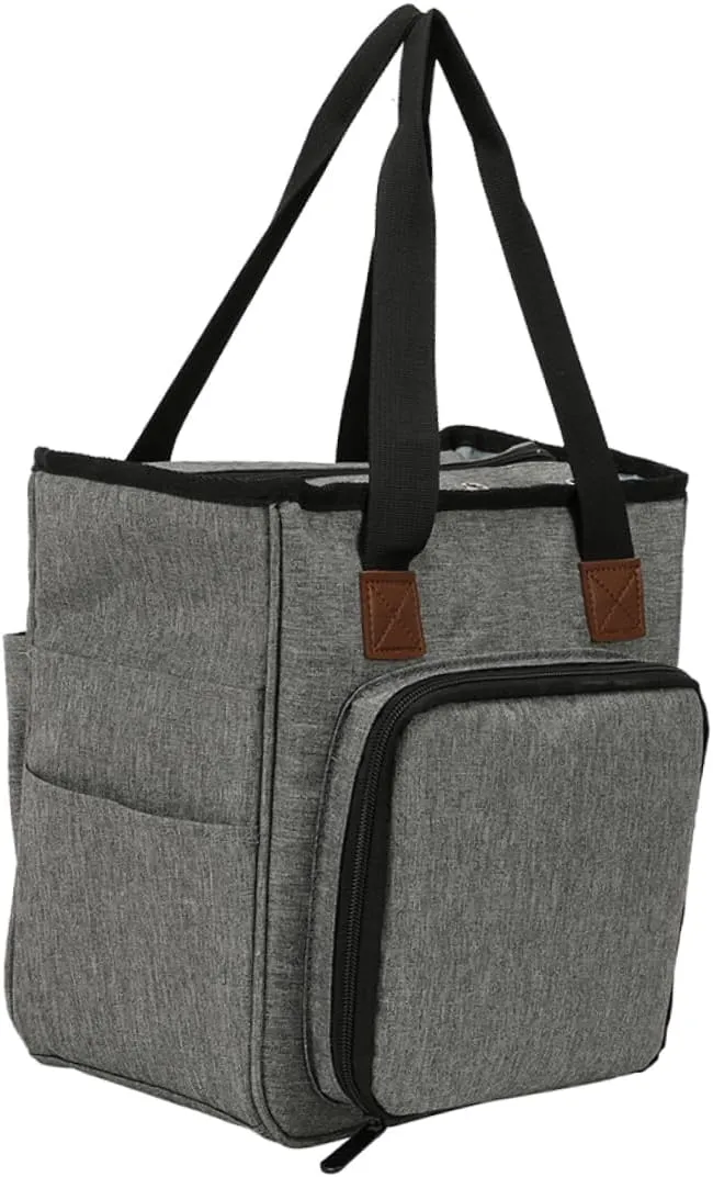 NUOBESTY Fashionable Woolen Yarn Bag Home Finishing Storage Wash Bag Cloth Organizer Compact Shoulder Bag for Knitting Tools