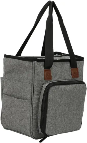 NUOBESTY Fashionable Woolen Yarn Bag Home Finishing Storage Wash Bag Cloth Organizer Compact Shoulder Bag for Knitting Tools