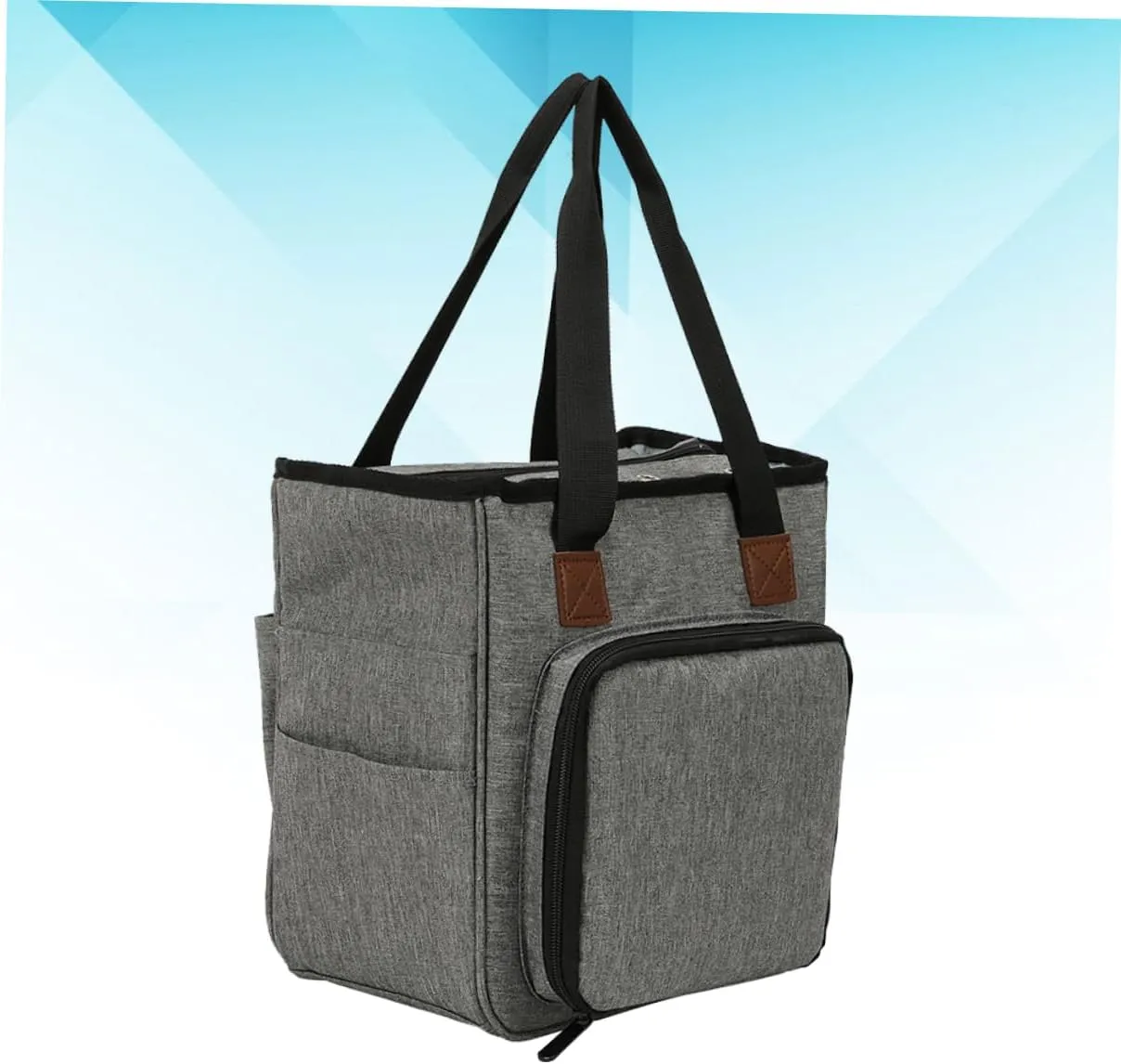 NUOBESTY Fashionable Woolen Yarn Bag Home Finishing Storage Wash Bag Cloth Organizer Compact Shoulder Bag for Knitting Tools