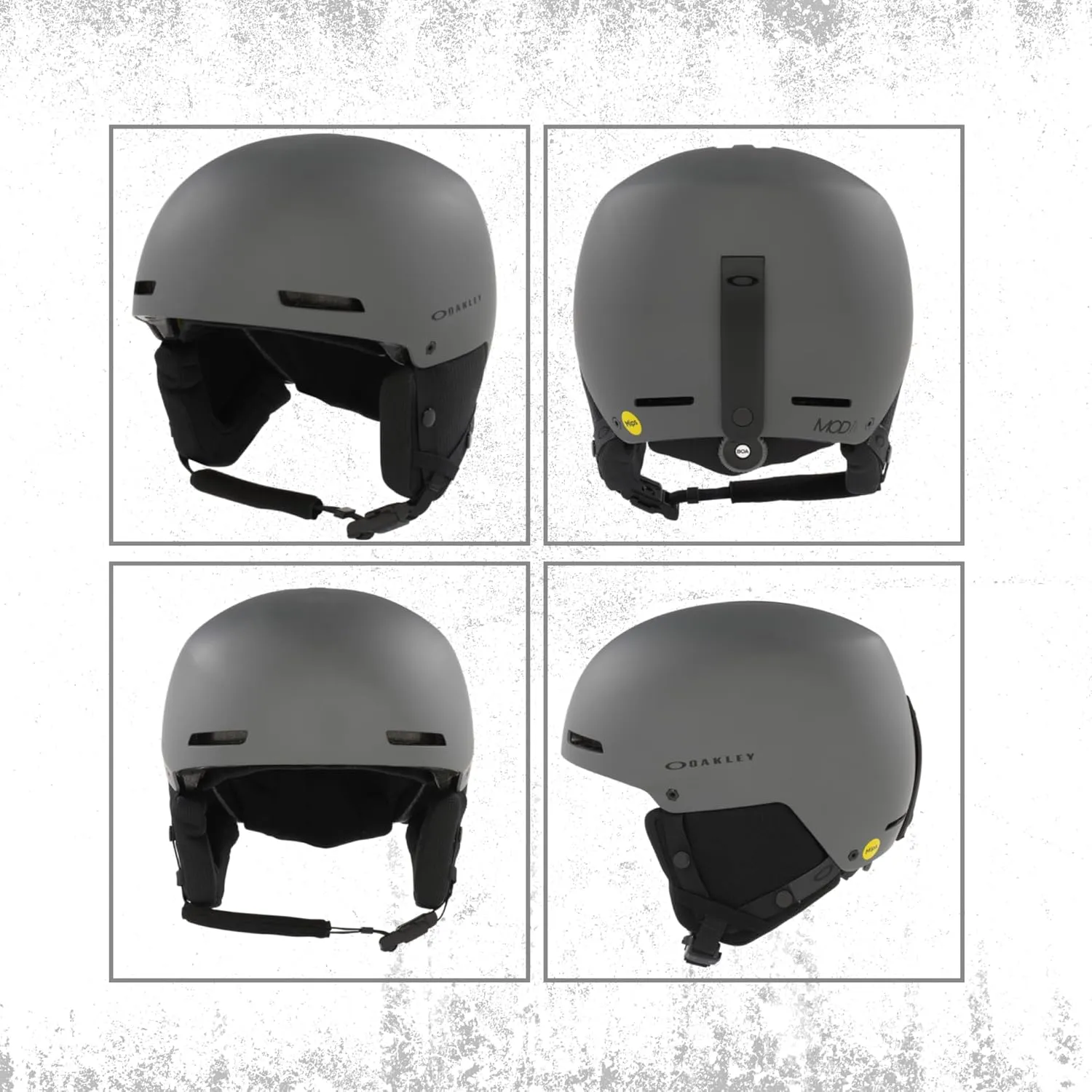 Oakley MOD 1 Pro MIPS Ski Snowboarding Helmet for Men for Women   Bundle with Designer iWear Collapsible Water Bottle with Carabiner