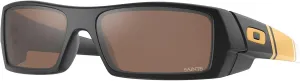 Oakley OO9014 Sunglasses Bundle: OO 9014 GASCAN 9014A7 No Matte Black and Small Blue leash Accessory kit