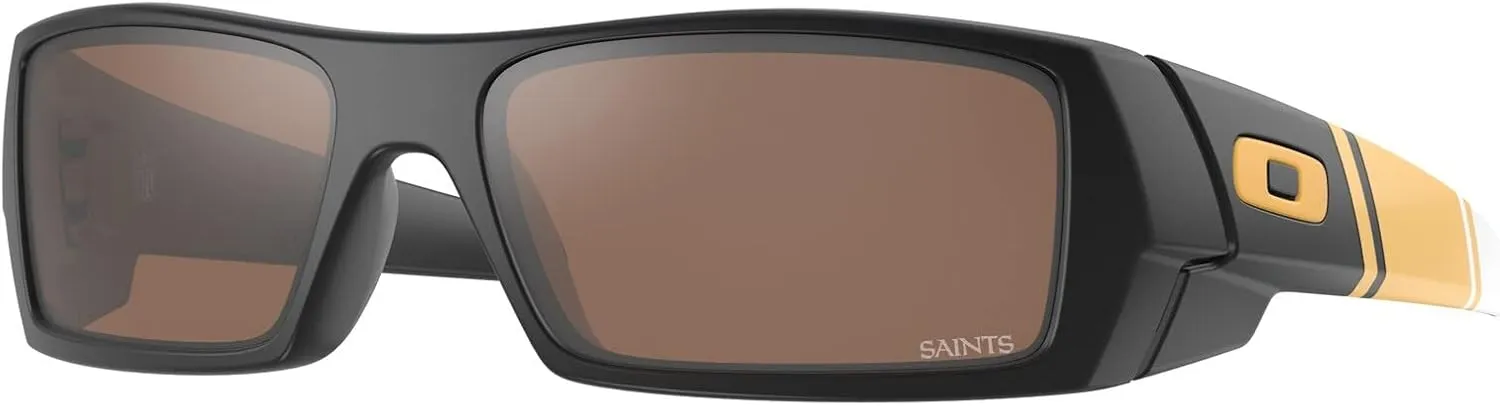 Oakley OO9014 Sunglasses Bundle: OO 9014 GASCAN 9014A7 No Matte Black and Small Blue leash Accessory kit