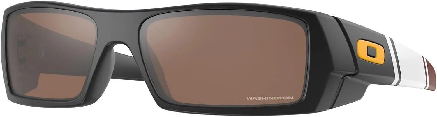 Oakley OO9014 Sunglasses Bundle: OO 9014 GASCAN 9014B3 Was Matte Black and Small Blue leash Accessory kit