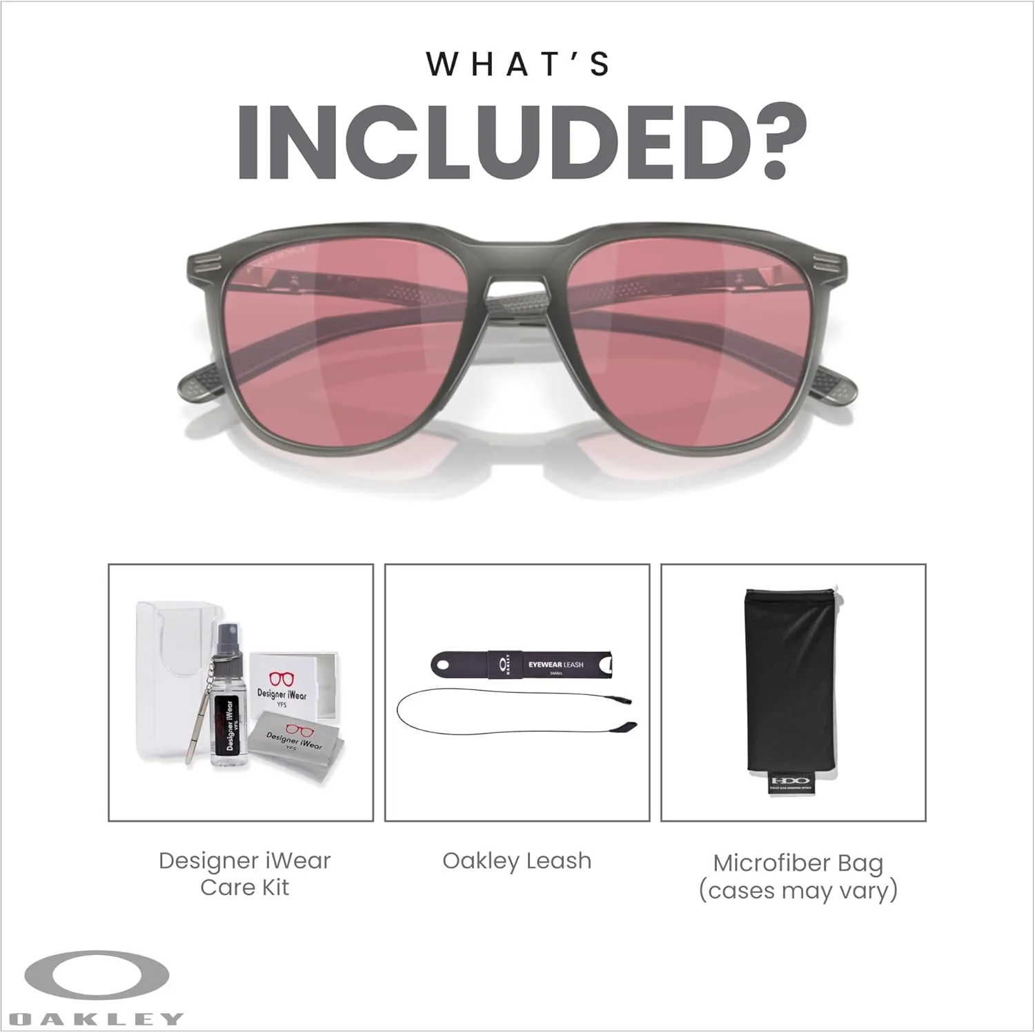 Oakley Thurso OO9286 Square Sunglasses for Men   BUNDLE Accessory Leash   Designer iWear Kit