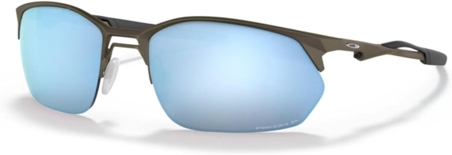 Oakley Wire Tap 2.0 OO4145 Rectangle Sunglasses for Men   BUNDLE Accessory Leash   Designer iWear Kit