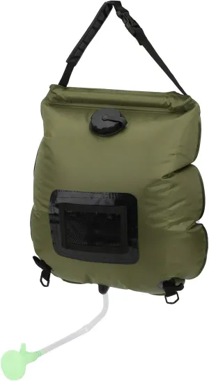 oceanside Camping Shower Bag, Outdoor Solar Heated Shower Bath Bag Portable Camping Hiking Water Storage Bags for Shower
