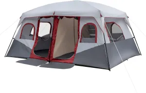 Ochine Camping Tent, 4/10 Person Dome Tent, Tents for Family Camping, Family Dome Tent Folding Outdoor Backpacking Tents Dome Camp Tents Dome Family Tents Easy Setup Tent for Outdoor and Indoor Use