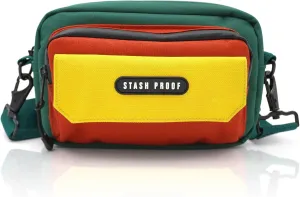 Odor Resistant Flip Crossbody Bag (Multicolor) Sling Bag, Small Chest Bag, Daypack for Hiking, Traveling, and Outdoors