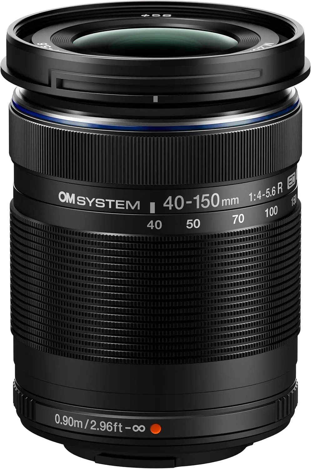 OM System M.Zuiko Digital ED 40-150mm F4.0-5.6 R Lens with High-Speed Imager AF and 30 to 8.2-Degree Angle of View (Black)