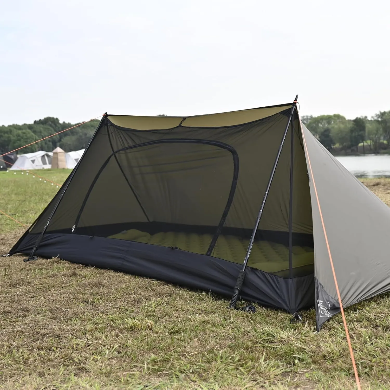 onewind Shelter Set Include Emergency Shelter, Inner Tent and Tent Footprint, Ripstop Silnylon with Silicone PU Coating Survival Shelter Tent for Camping, Hiking, Backpacking