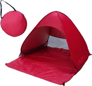 Outdoor Automatic Quick Open Camping Tent Outdoor Quick Setup Tent with Carring Bag Enduring 2-3 Persons Beach Tent