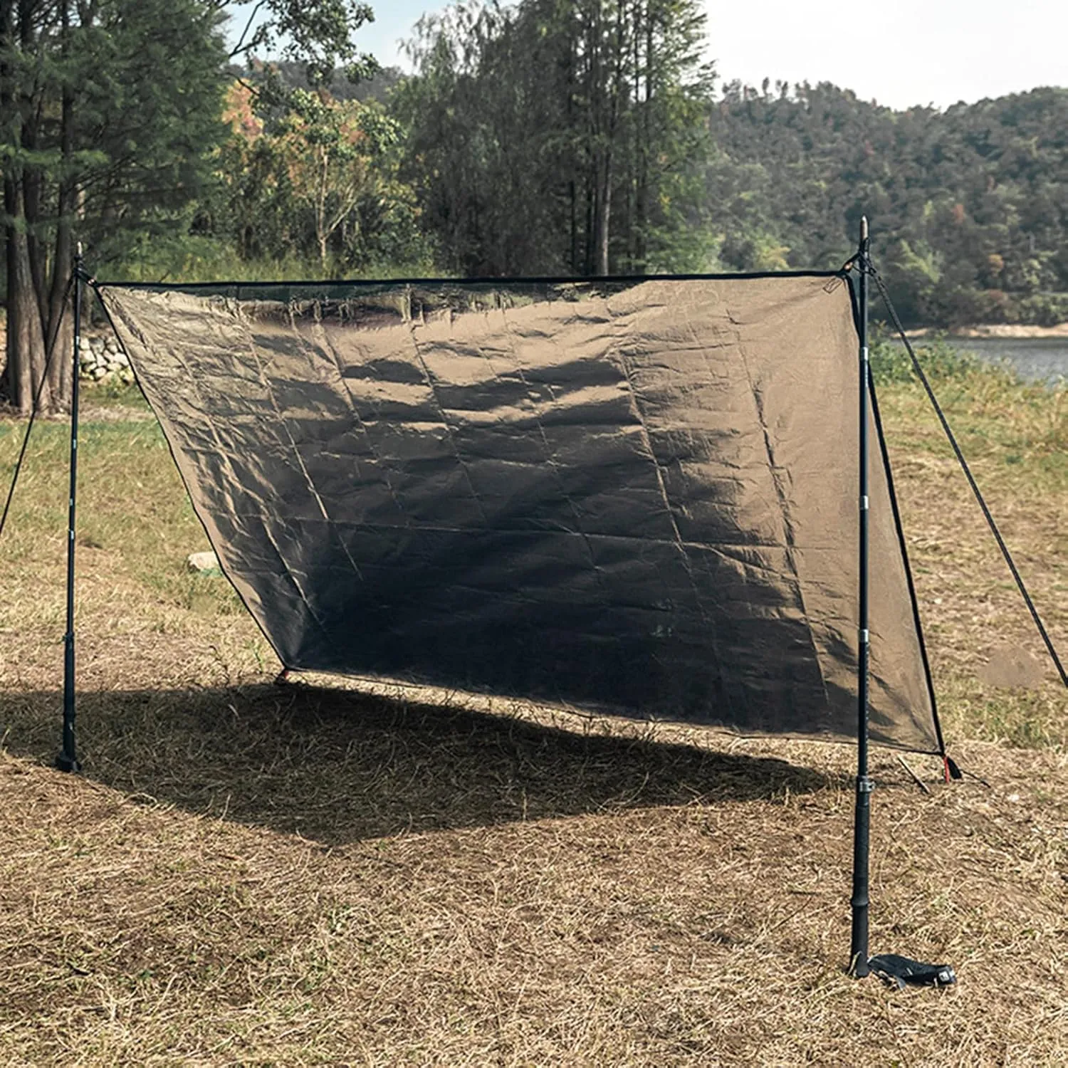 Outdoor Picnics Mat Sleep Tent Pad Aluminum Foil Foams Insulating Camping Mat Sleep Tent Pad Thermal Insulating Mat