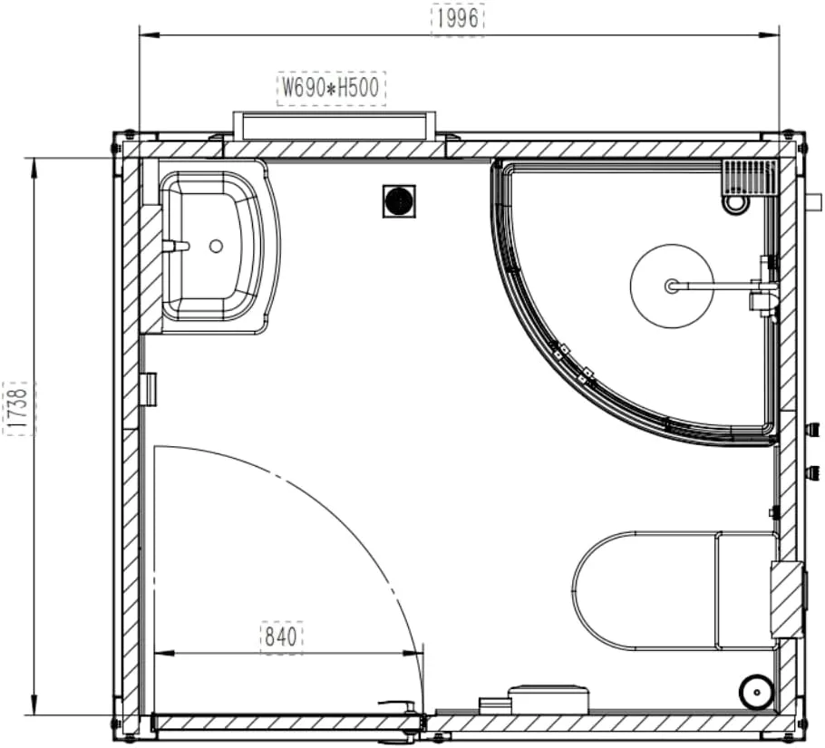 Outdoor Portable Restroom, Mobile Toilet