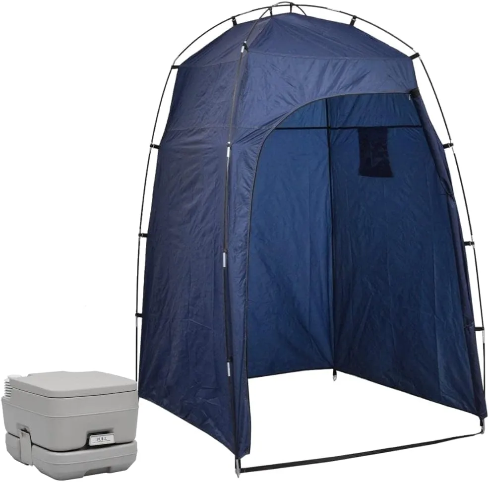 Outdoor Recreation-Portable Camping Toilet with Tent 10 10 L-Sporting Goods